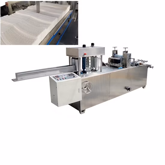 Automatic Towel Fabric Ultrasonic Cutting Machine Folding Machine