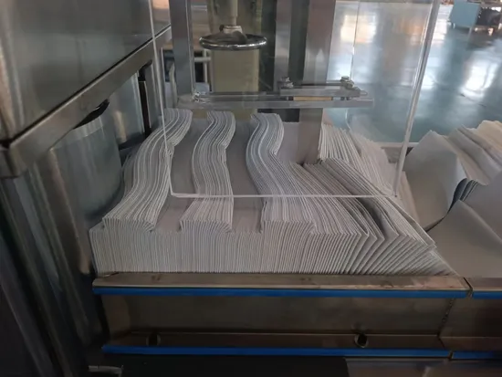 Automatic Towel Fabric Ultrasonic Cutting Machine Folding Machine