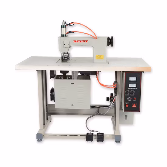 Sz-60-2q Computerized Ultrasonic Lace Sewing Machine