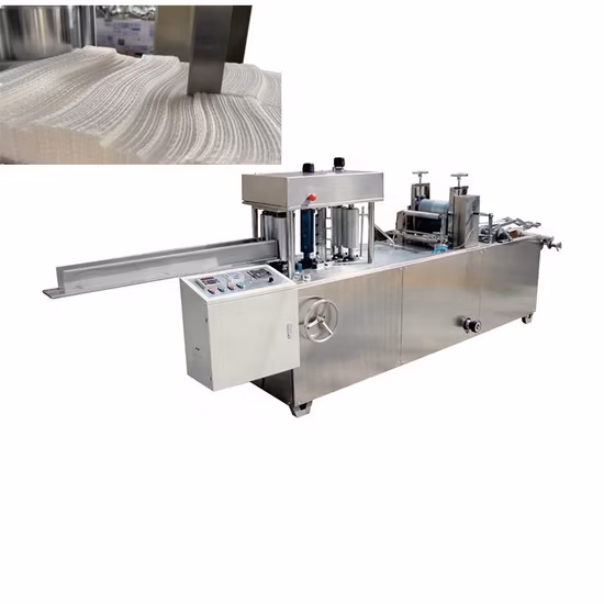 Automatic Towel Fabric Ultrasonic Cutting Machine Folding Machine