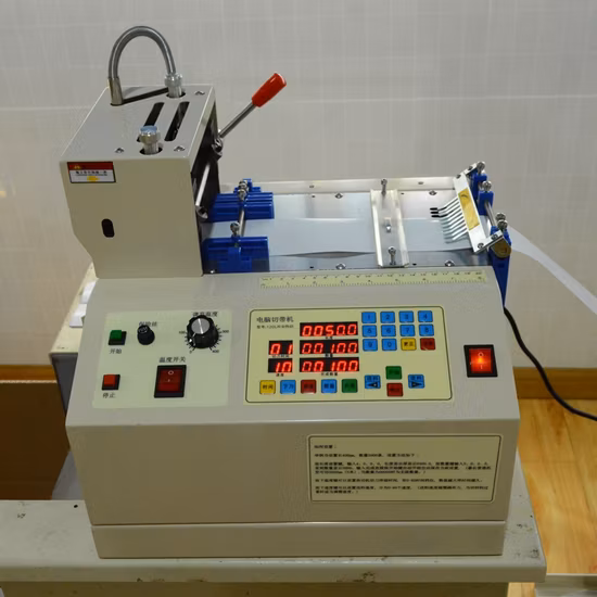 Computer Hot Cutting Nylon Polyester Webbing Strap Machine Nylon Belt Cutting Machine